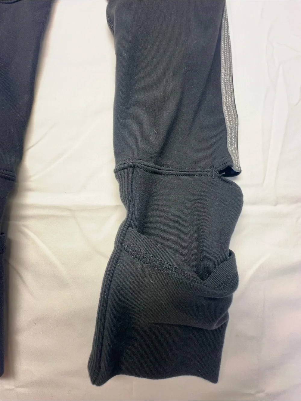 lululemon athletica Black Arm Sleeves with Reflective Stripe